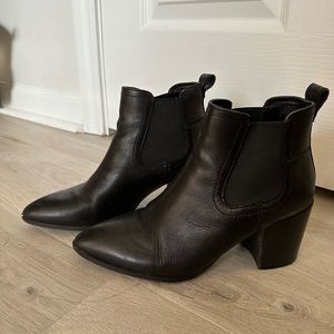 Steve Madden Black Ankle Boots